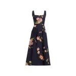 Elie Saab Printed Cotton Midi Dress