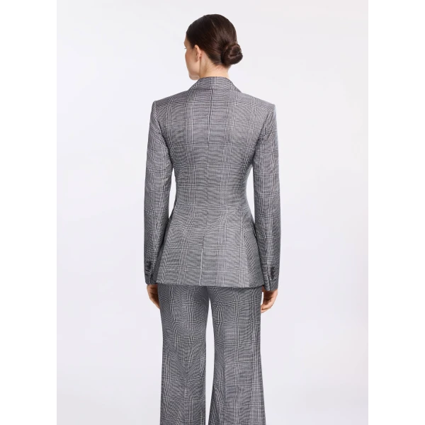 Elie Saab Printed Twill Blazer, view 3