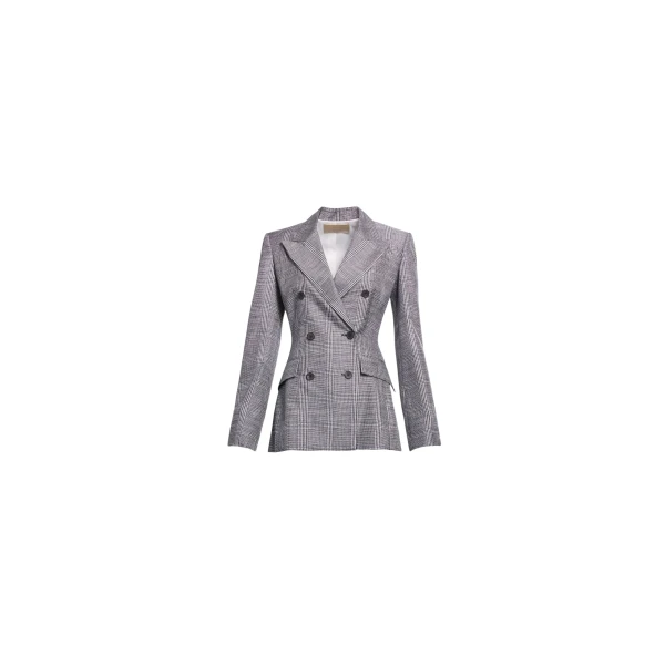 Elie Saab Printed Twill Blazer