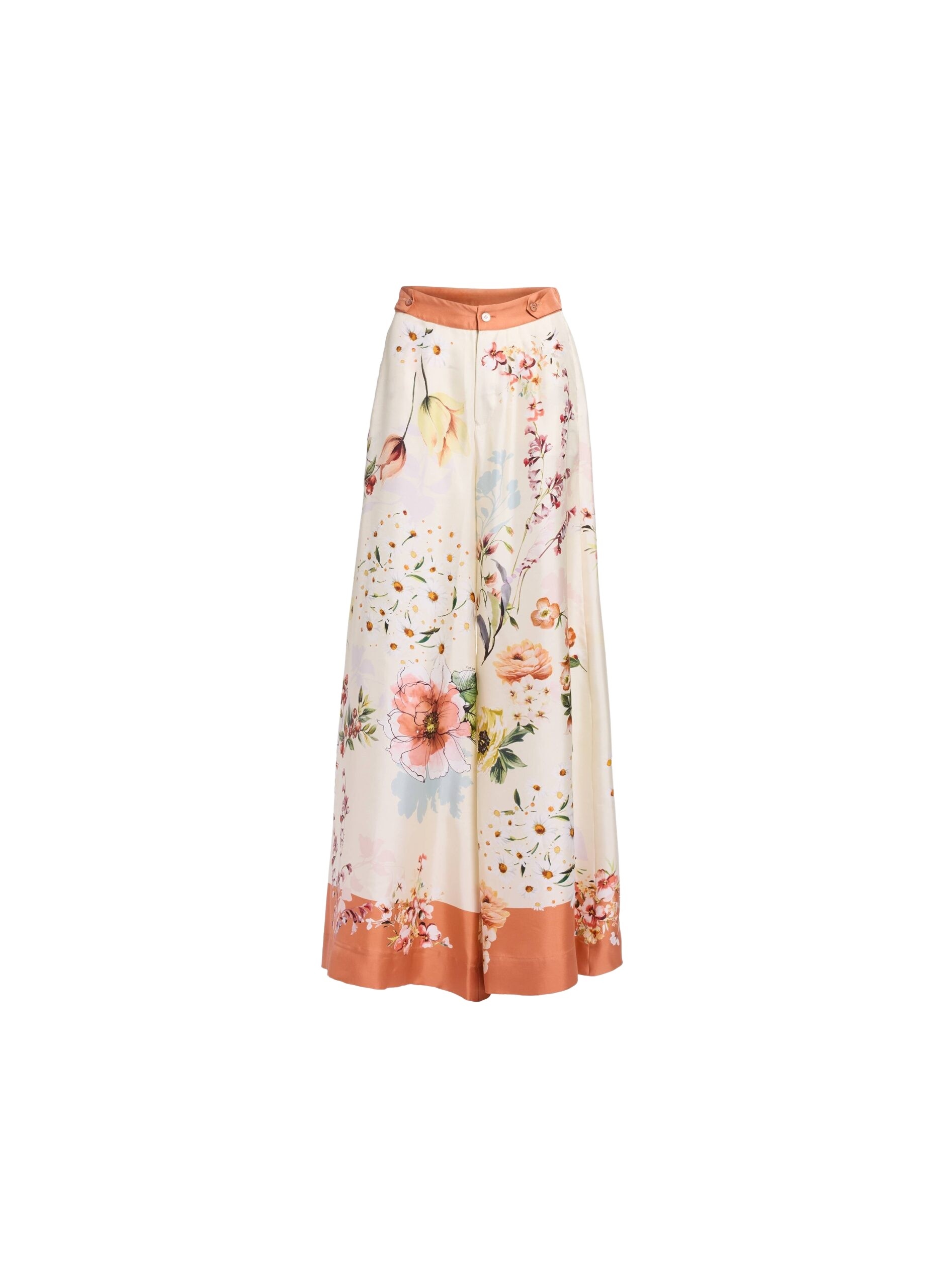 Elie Saab Printed Twill Pants