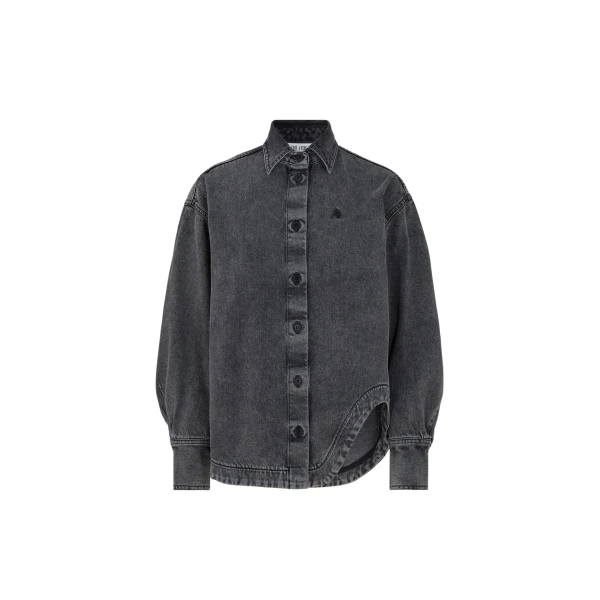 The Attico Eliza” black shirt