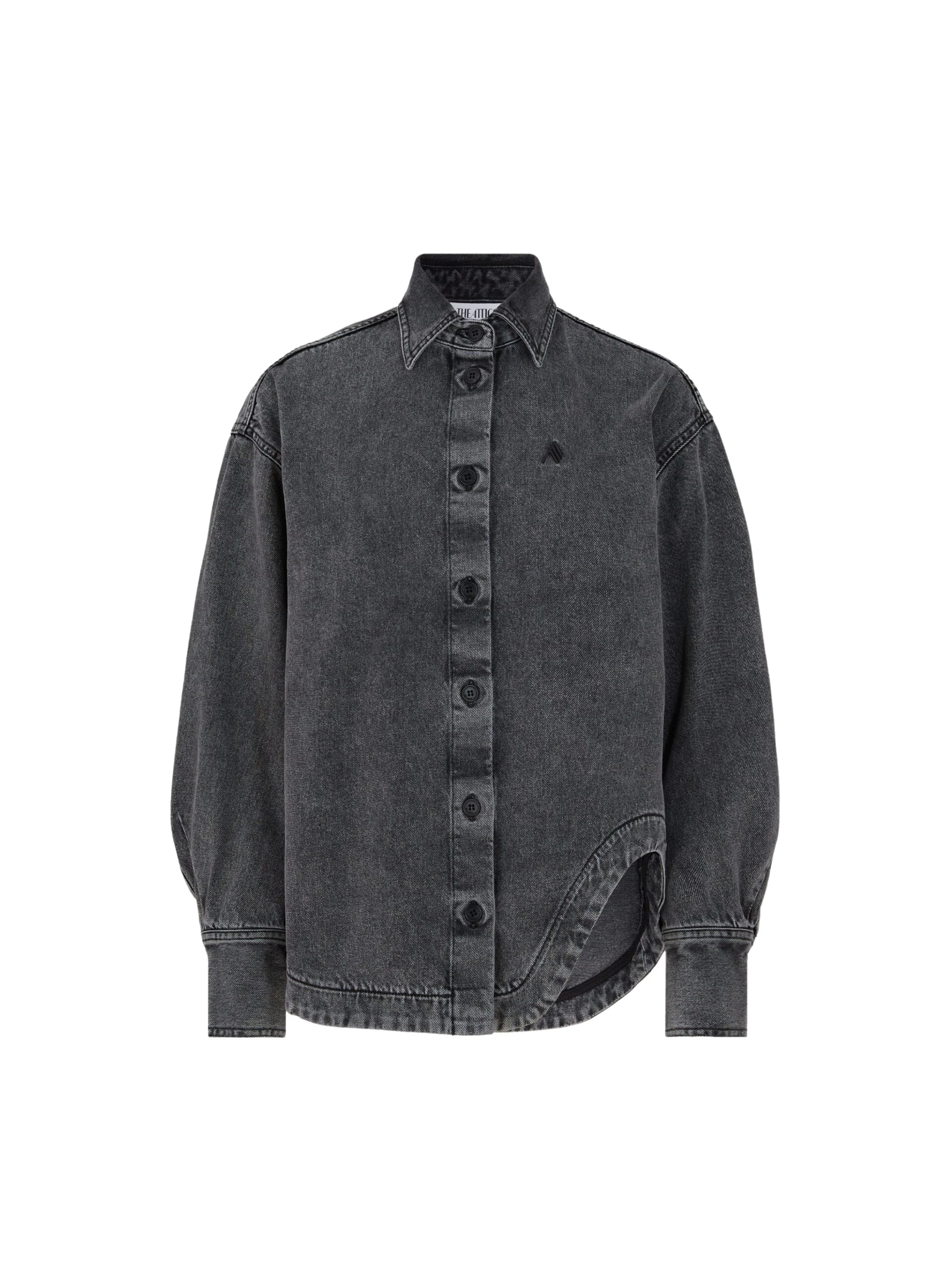 The Attico Eliza” black shirt