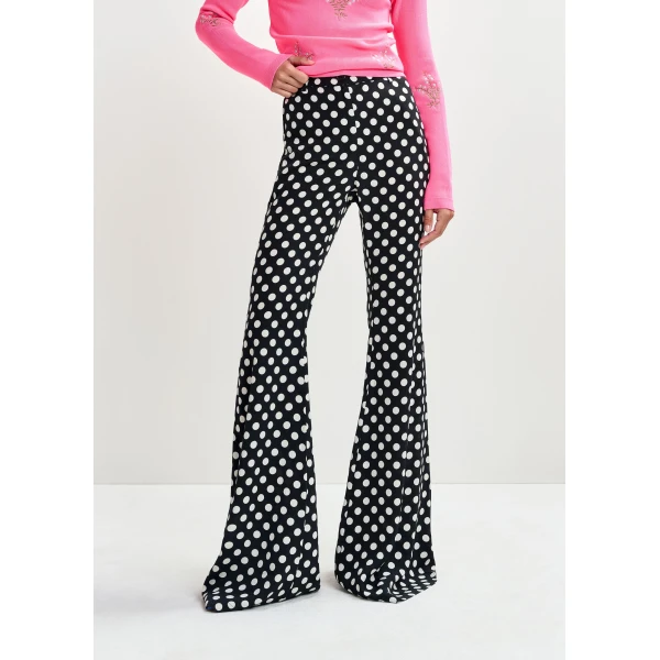 Essentiel Antwerp Black and white polka-dot print, view 3