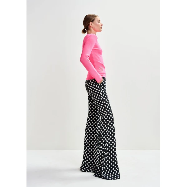 Essentiel Antwerp Black and white polka-dot print, view 4