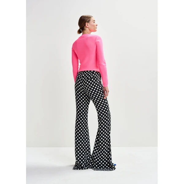 Essentiel Antwerp Black and white polka-dot print, view 5