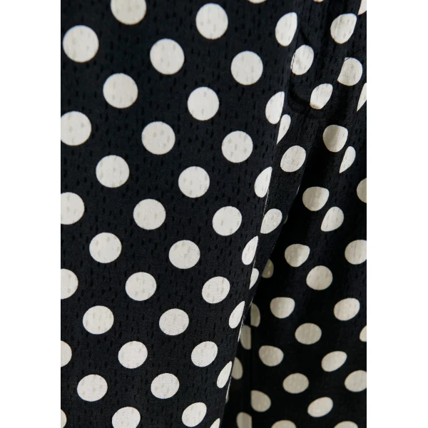 Essentiel Antwerp Black and white polka-dot print, view 6