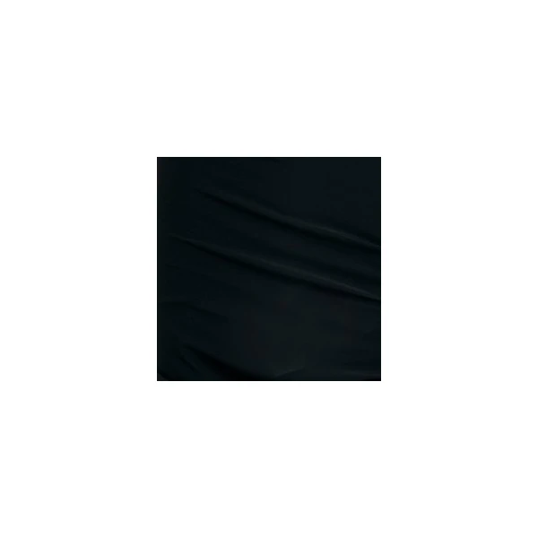 Essentiel Antwerp Black fitted jersey dress with ruched draping and side slit, view 2
