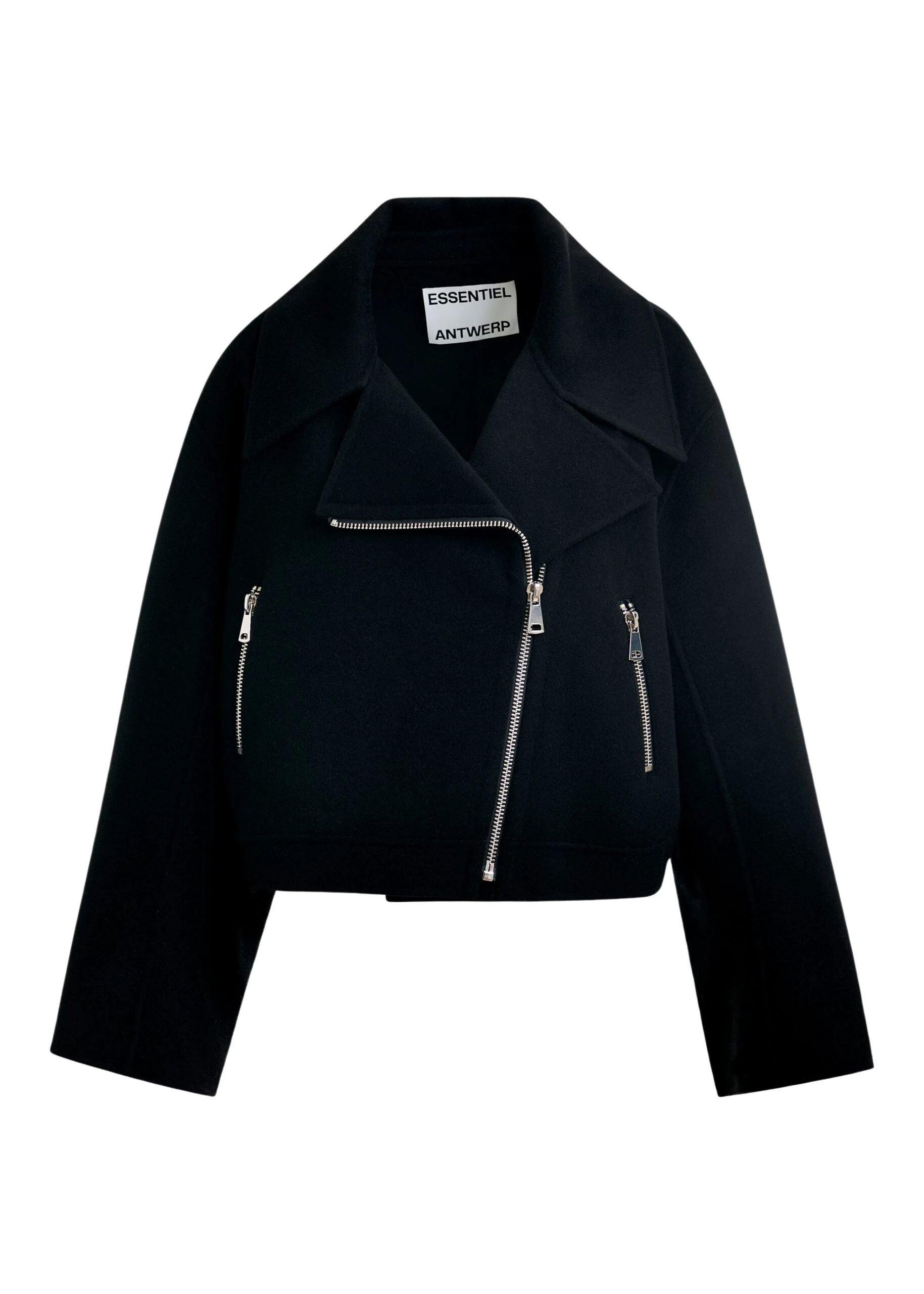 Essentiel-Antwerp-Black-wool-double-faced-jacket-scaled60550_nobg Essentiel Antwerp Black wool double-faced jacket
