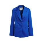 Essentiel Antwerp Blue single-breasted blazer