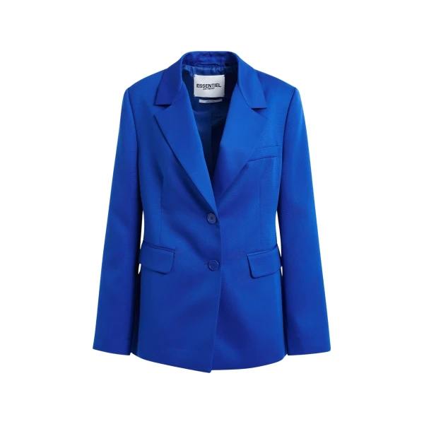 Essentiel Antwerp Blue single-breasted blazer
