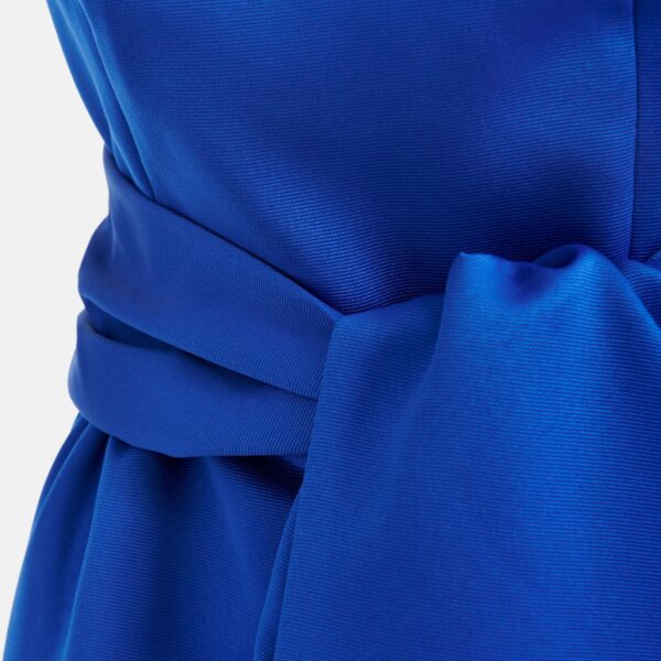 Essentiel Antwerp Blue strapless midi dress with wrap-belt, view 6