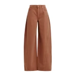 Essentiel Antwerp Brown barrel-leg jeans