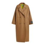 Essentiel Antwerp Brown oversized trenchcoat Coat