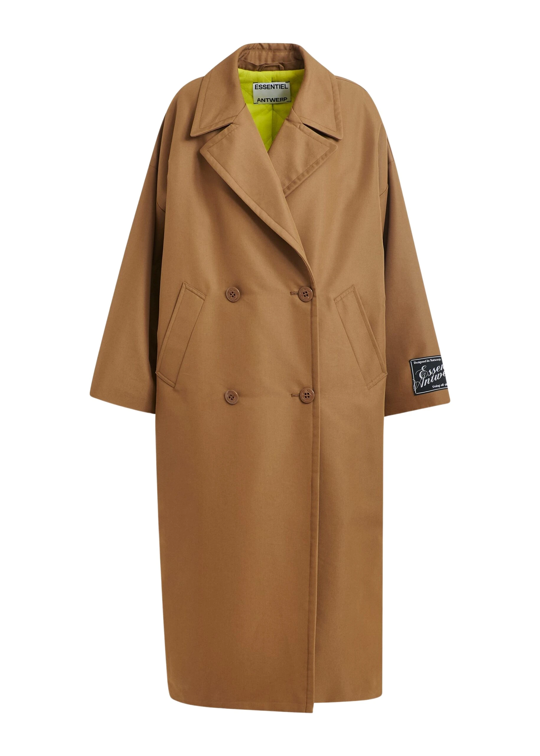 Brown oversized trenchcoat
