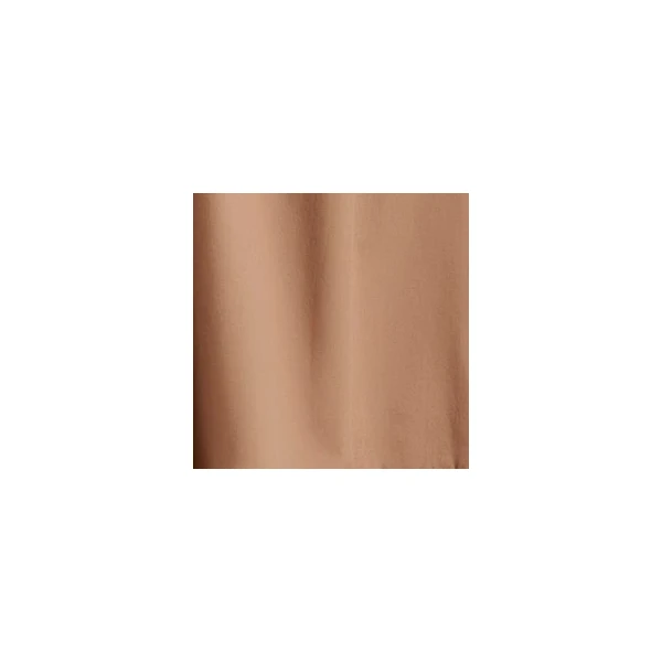 Essentiel Antwerp Brown strapless cotton maxi dress with ruffles, view 2