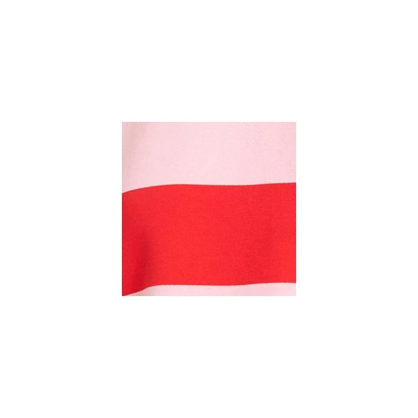 Essentiel Antwerp Burgundy, Pink and red striped cotton-blend sweatshirt Top, view 2