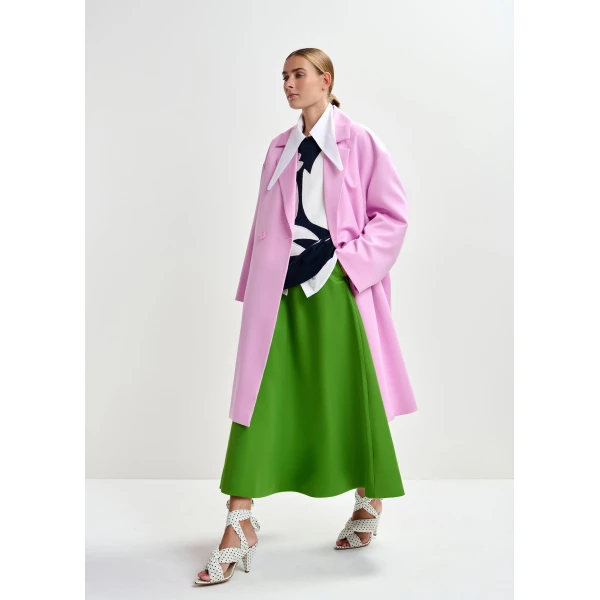 Essentiel Antwerp Green a-line skirt, view 2