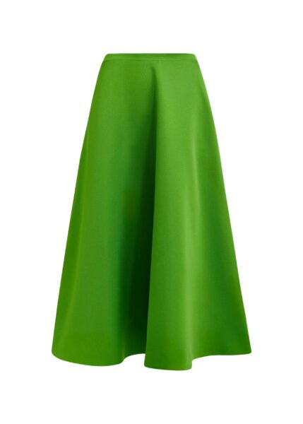Green a-line skirt