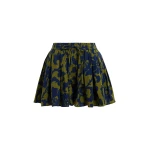 Essentiel Antwerp Green and dark blue floral print cotton shorts