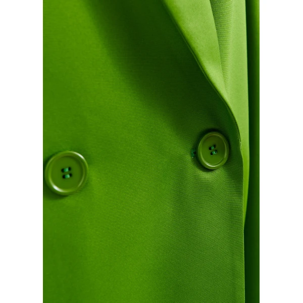 Essentiel Antwerp Green double-breasted coat, view 6