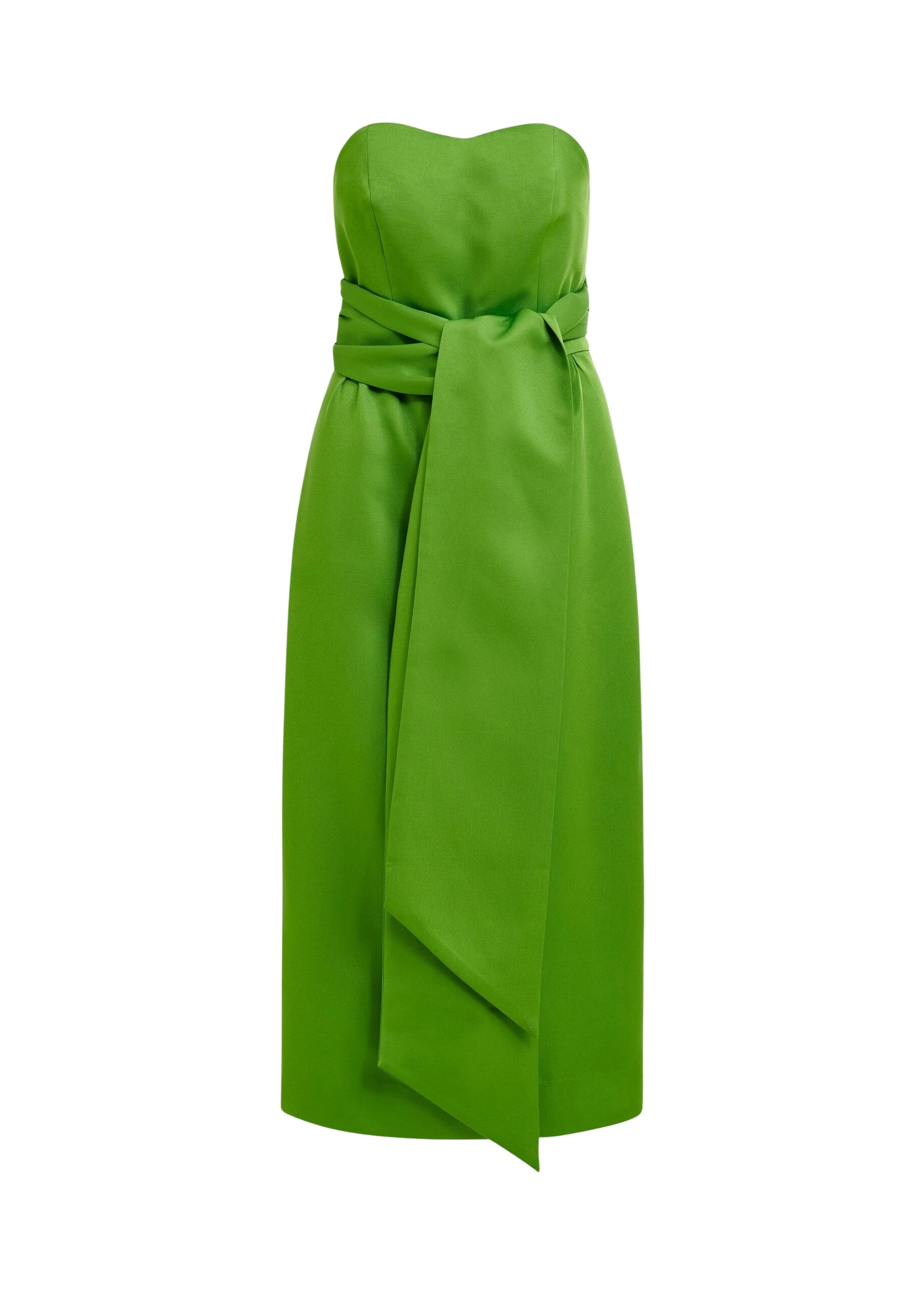 Essentiel-Antwerp-Green-strapless-midi-dress-with-wrap-belt-scaled53750_nobg Essentiel Antwerp Green strapless midi dress with wrap-belt