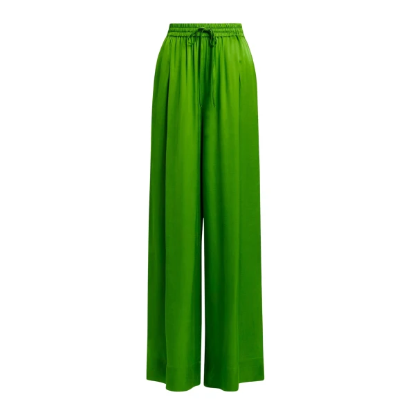 Essentiel Antwerp Green wide-leg pants