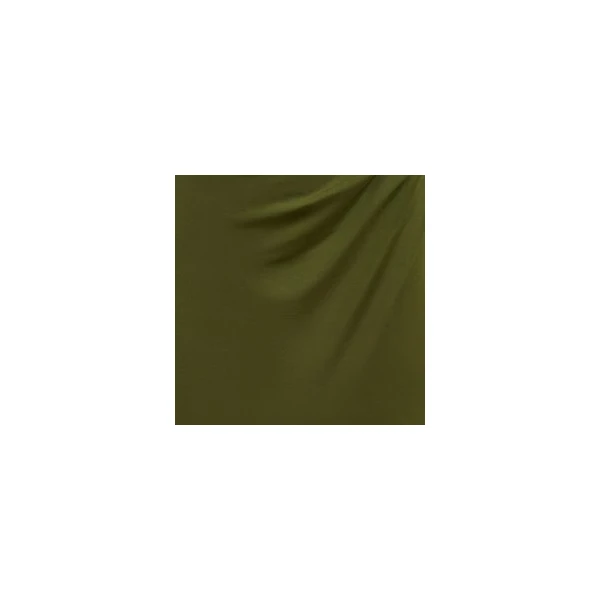 Essentiel Antwerp Khaki fitted sleeveless dress with ruched cut-out detail, view 2