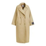 Essentiel Antwerp Light beige oversized trenchcoat Coat