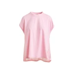 Essentiel Antwerp Light pink cap-sleeve organic cotton T-shirt Top