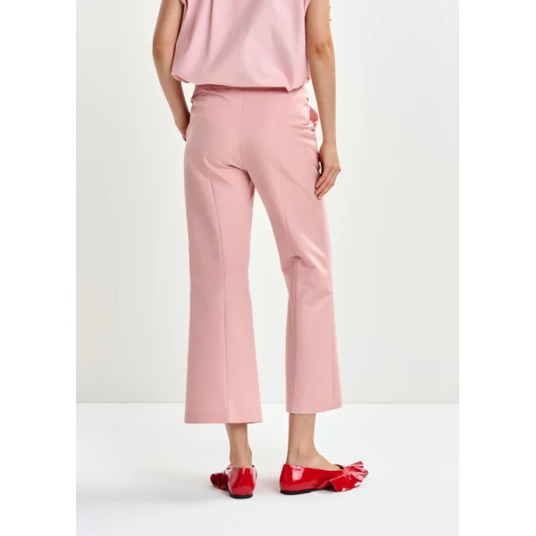 Essentiel Antwerp Light pink cropped flared pants, view 6