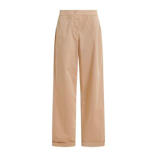 Light pink organic cotton-blend pants