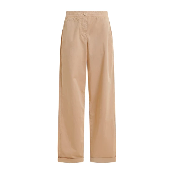 Essentiel Antwerp Light pink organic cotton-blend pants