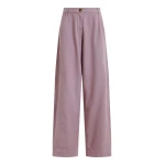 Essentiel Antwerp Light purple organic cotton wide-leg pants