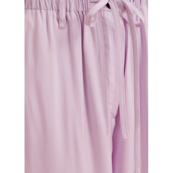 Essentiel Antwerp Lilac relaxed-fit pants with drawstring, view 5