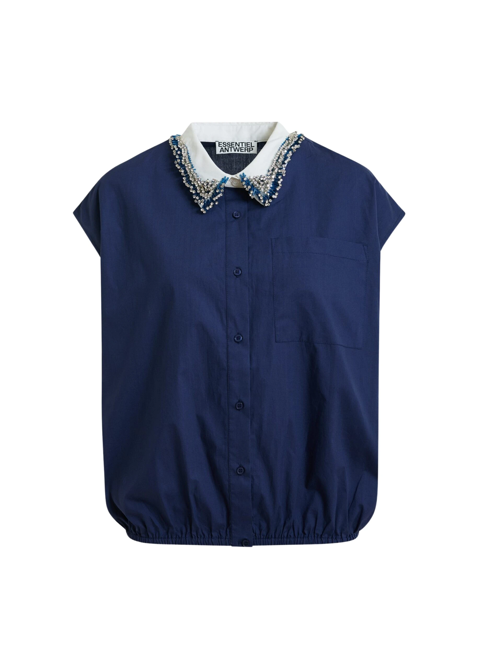 Essentiel-Antwerp-Navy-sleeveless-cotton-shirt-with-embellished-collar-scaled42200_nobg Essentiel Antwerp Navy sleeveless cotton shirt with embellished collar