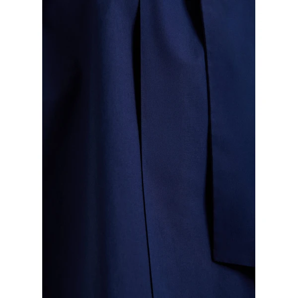 Essentiel Antwerp Navy sleeveless top with tie neckline, view 6