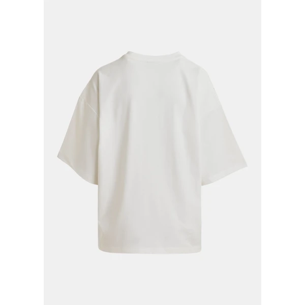 Essentiel Antwerp Off-white and red Peanuts™ Snoopy rhinestone-embellished T-shirt Top, view 2