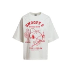 Essentiel Antwerp Off-white and red Peanuts™ Snoopy rhinestone-embellished T-shirt Top