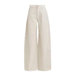 Essentiel Antwerp Off-white barrel-leg jeans