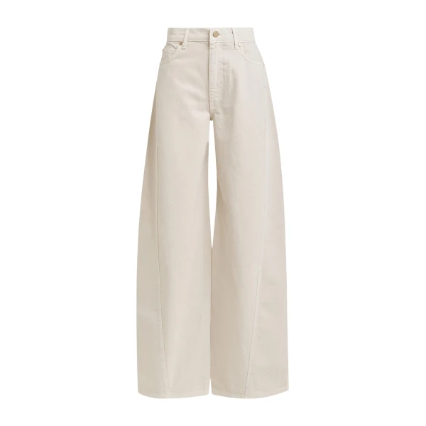 Essentiel Antwerp Off-white barrel-leg jeans