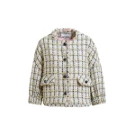 Essentiel Antwerp Oversized bouclé jacket with trim detailing