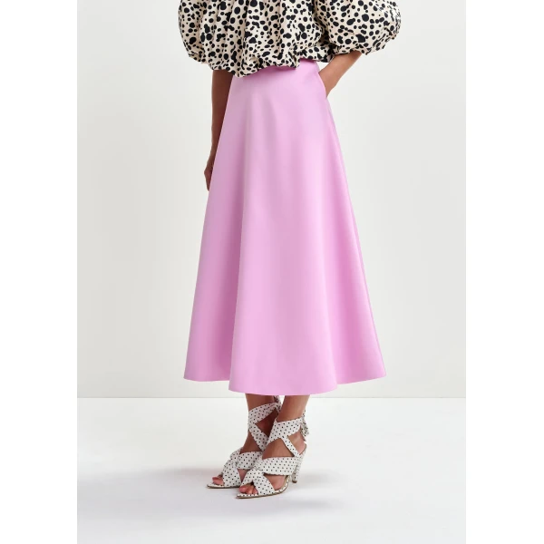 Essentiel Antwerp Pink a-line skirt, view 3