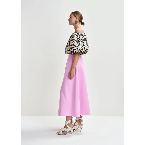 Essentiel Antwerp Pink a-line skirt, view 4