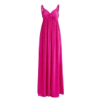 Essentiel Antwerp Pink babydoll maxi dress with empire waistline