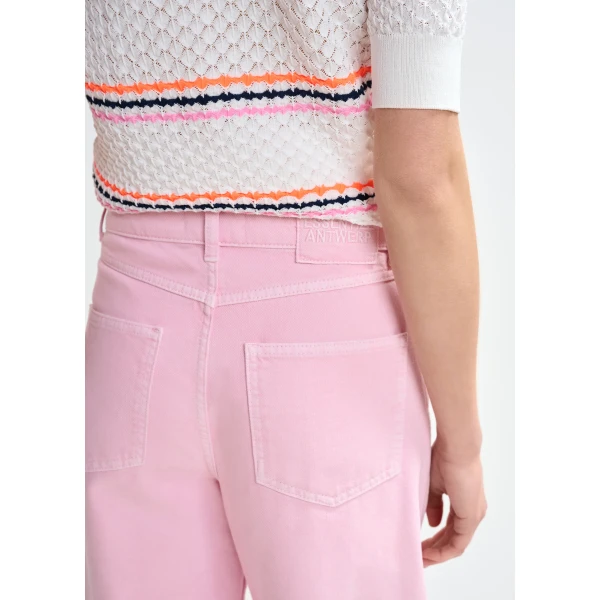 Essentiel Antwerp Pink barrel-leg jeans, view 5