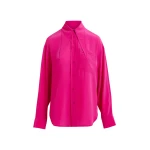 Essentiel Antwerp Pink oversized tie-collar shirt