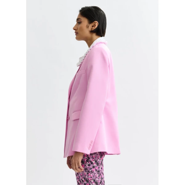 Essentiel Antwerp Pink single-breasted blazer, view 4