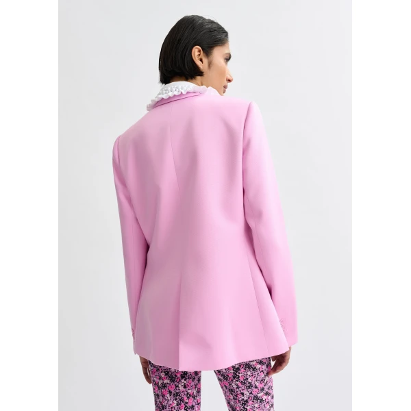 Essentiel Antwerp Pink single-breasted blazer, view 5