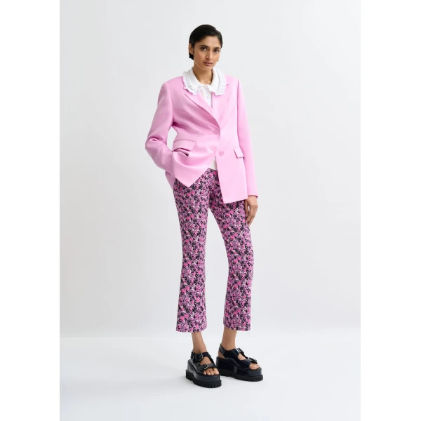 Essentiel Antwerp Pink single-breasted blazer, view 6