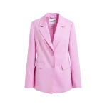 Essentiel Antwerp Pink single-breasted blazer